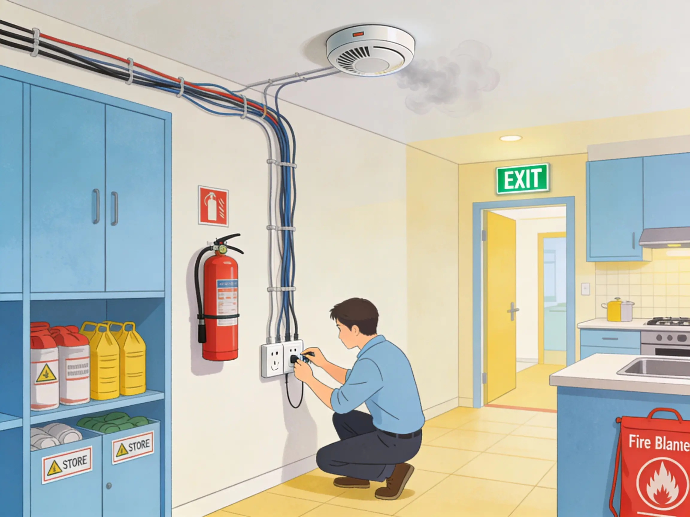 別讓外勞宿舍變火坑!專業防火管理杜絕隱患,保障企業與員工安全